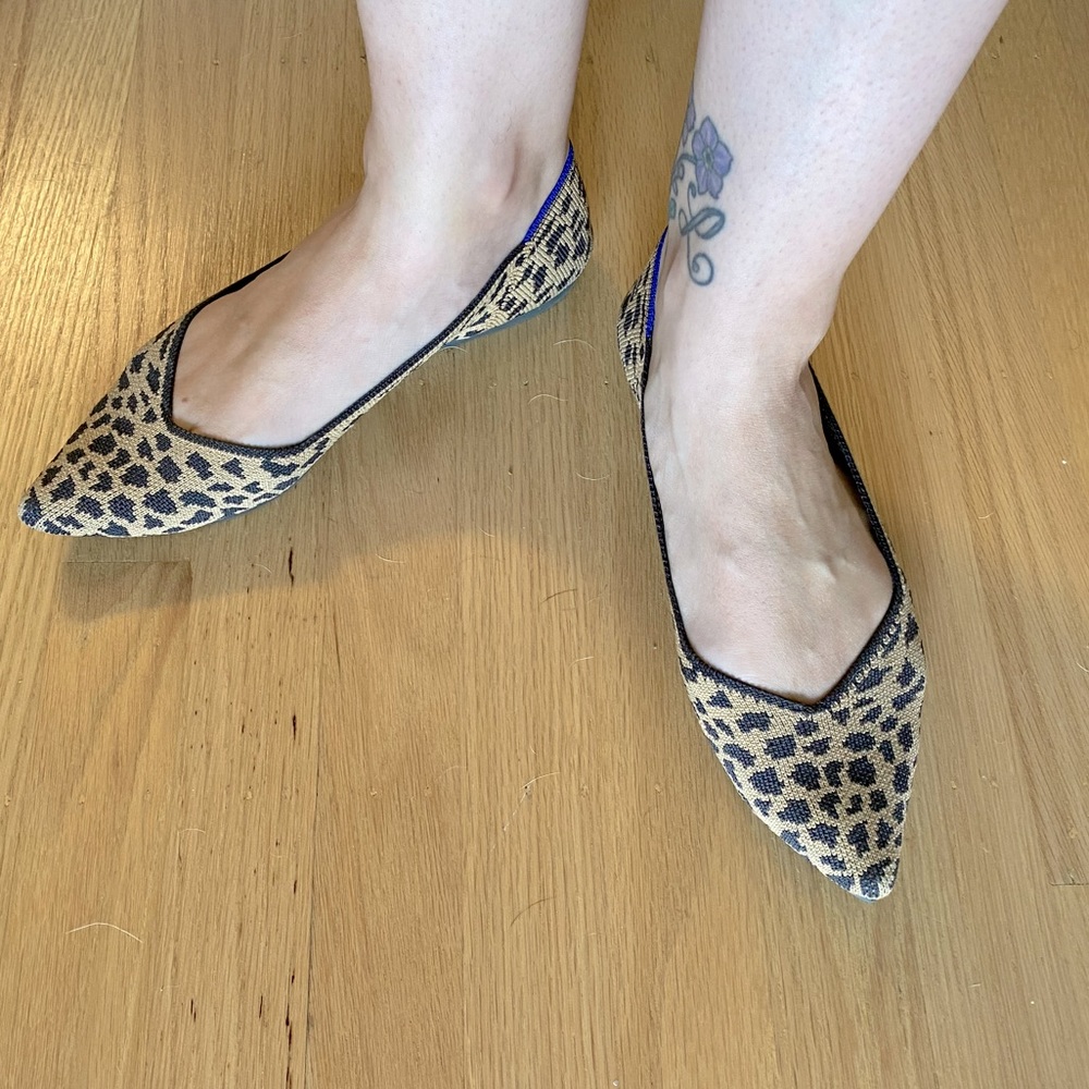 Animal print Rothy’s size 8